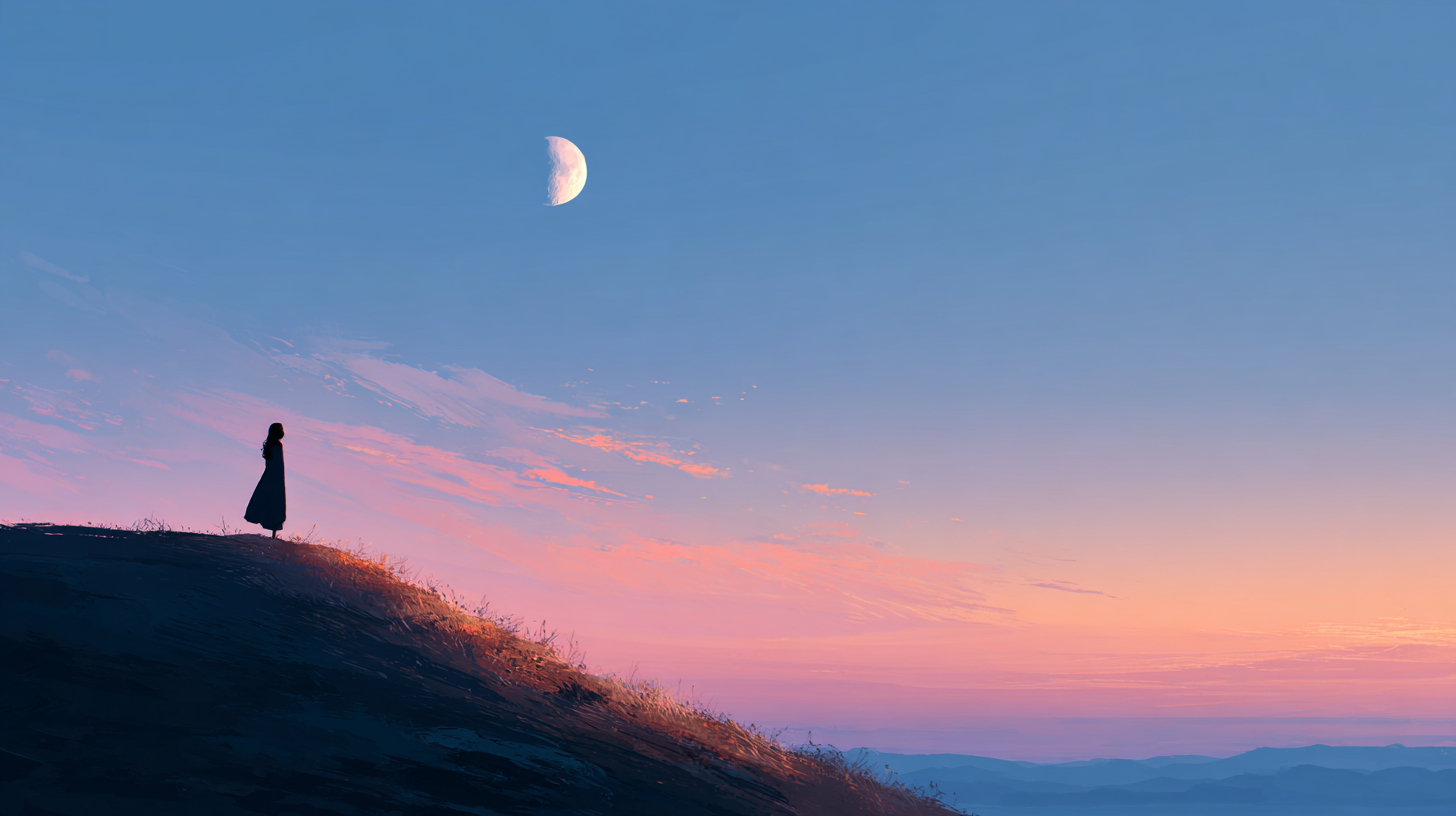 u2198524582_a_woman_standing_on_a_hill_at_the_end_of_night_lo_4f57cf8a-f2e3-418f-ab03-8c4bff99c82b_3.png