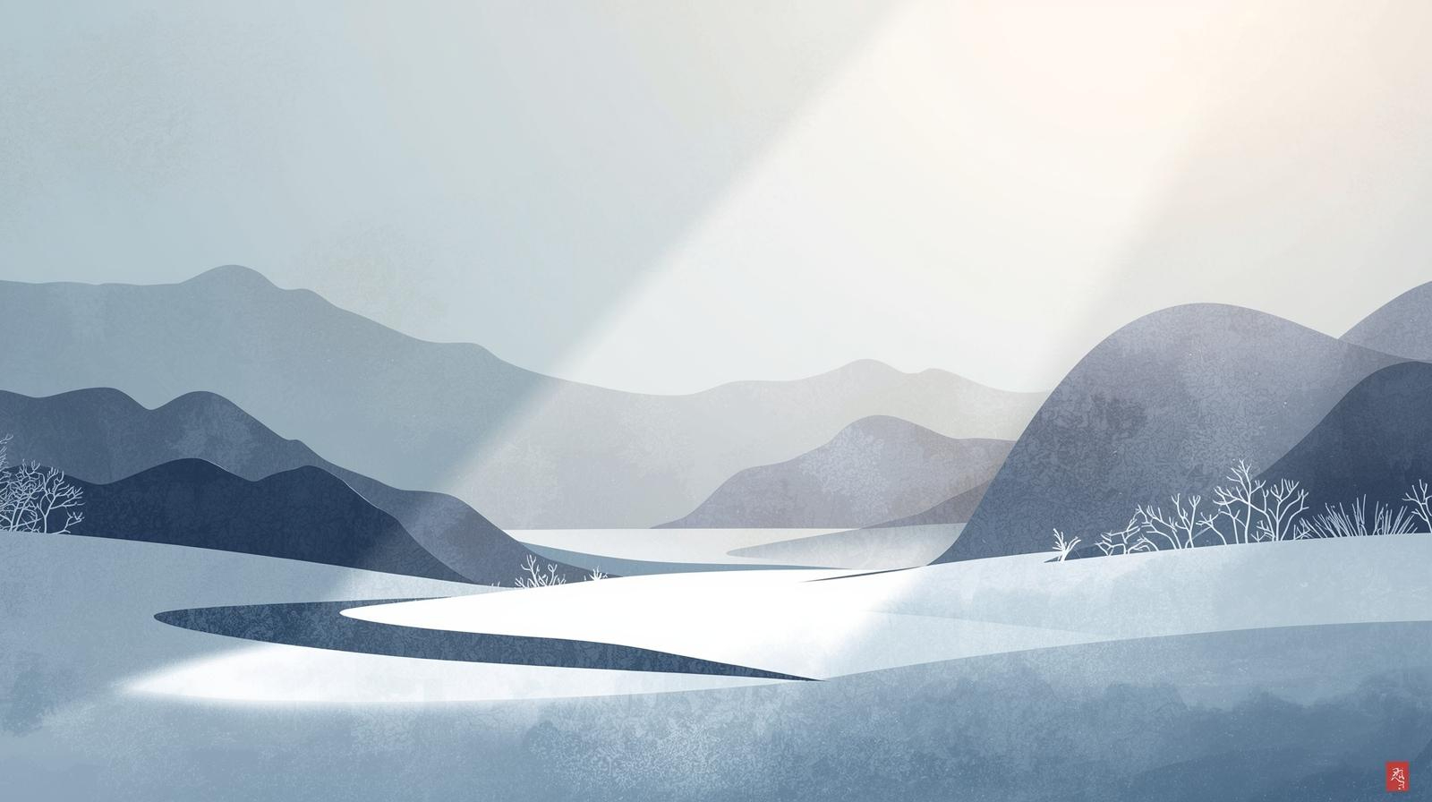 季節　二十四節気　立冬　光　風景　冬　和風　イラスト風_20251105_224943_0000.jpg