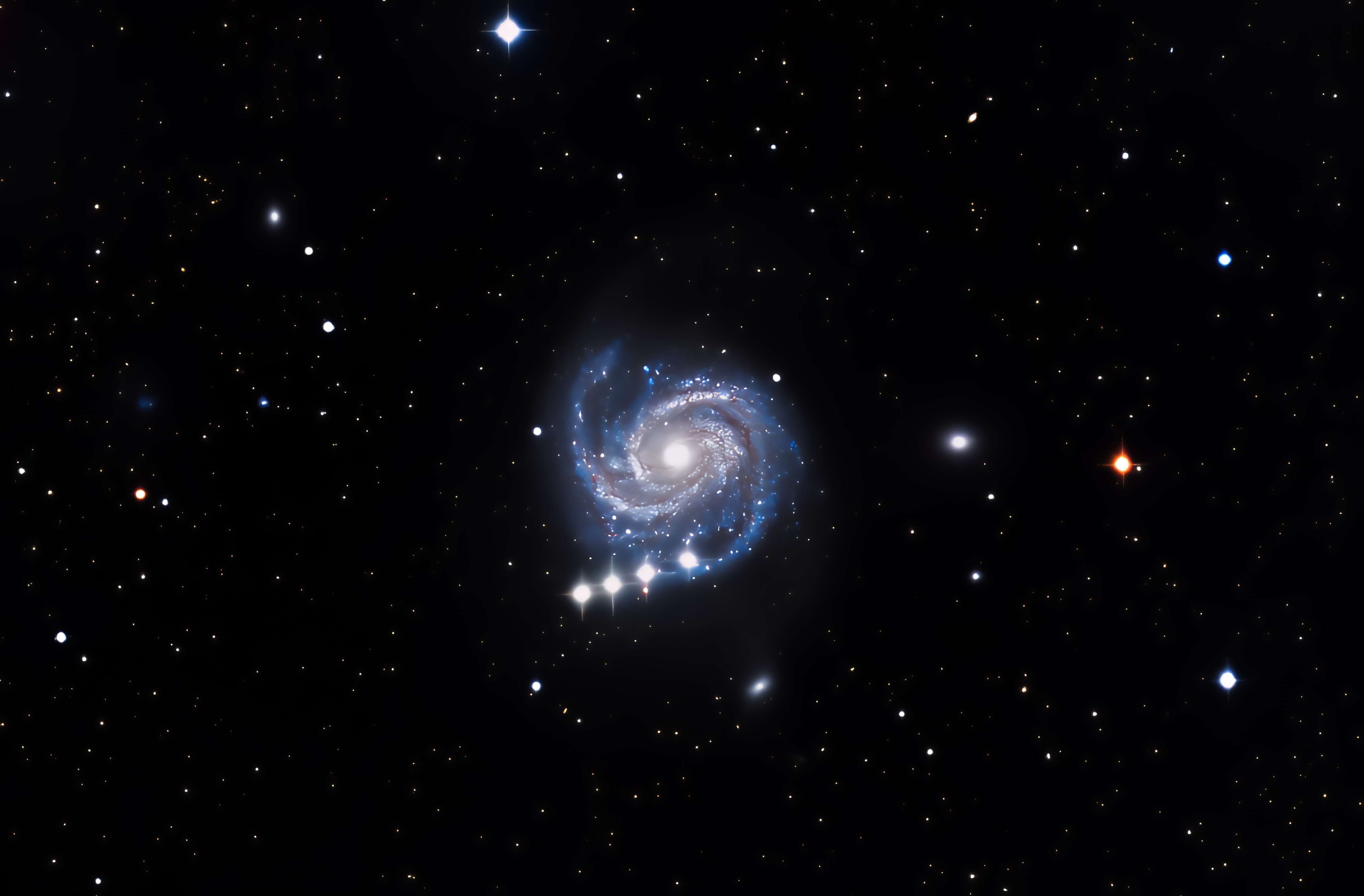 M100 (the Mirror Galaxy) and Ceres © Damon Mitchell Scotting  - Astronomy Photographer of the Year 2024 Galaxies_moreDetail_x4_4800x3152_2pass_moreDetail.jpeg