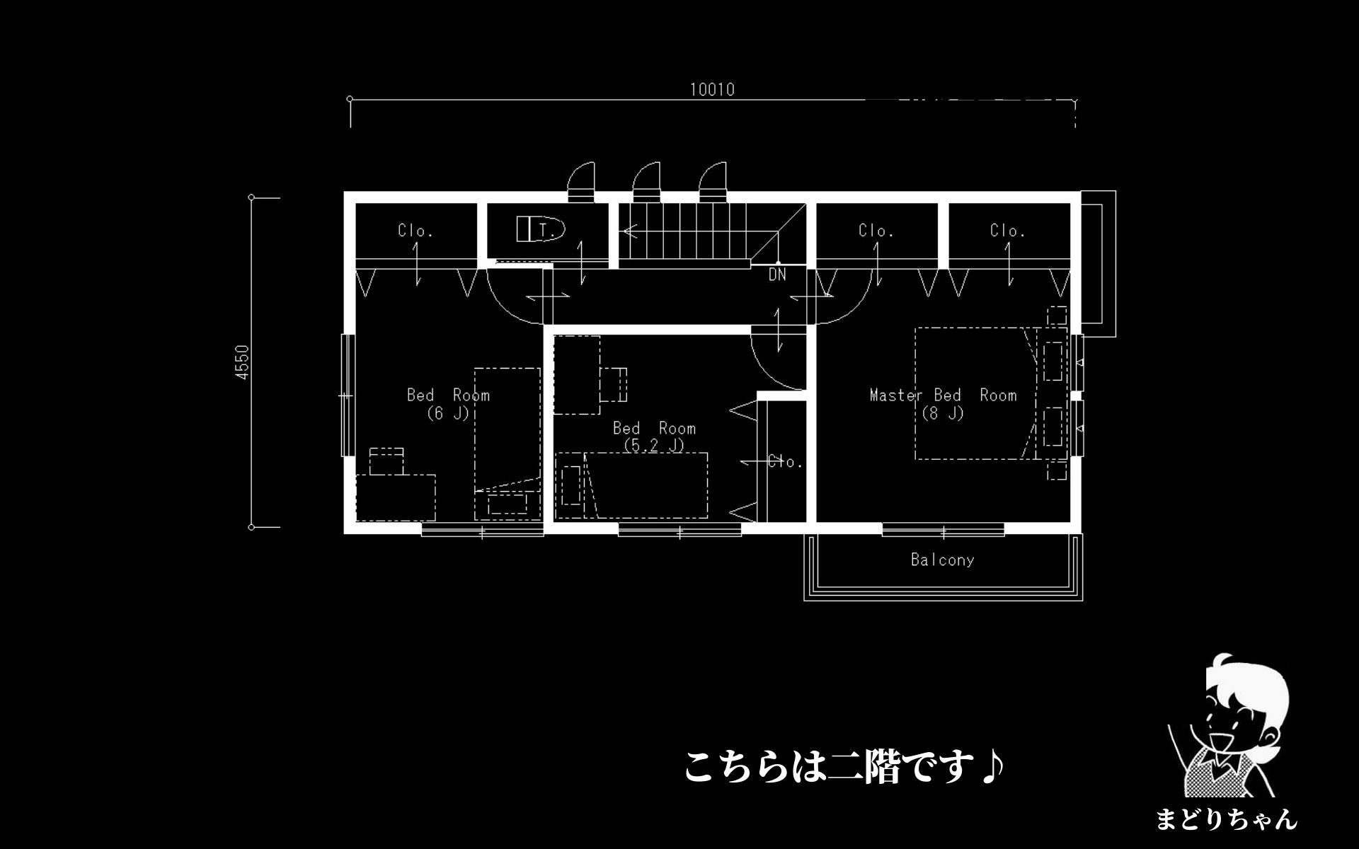 恐くないまどりちゃんの1000プラン　東西玄関　10.01m×4.5ｍ　の間取り No.3　-4.jpg