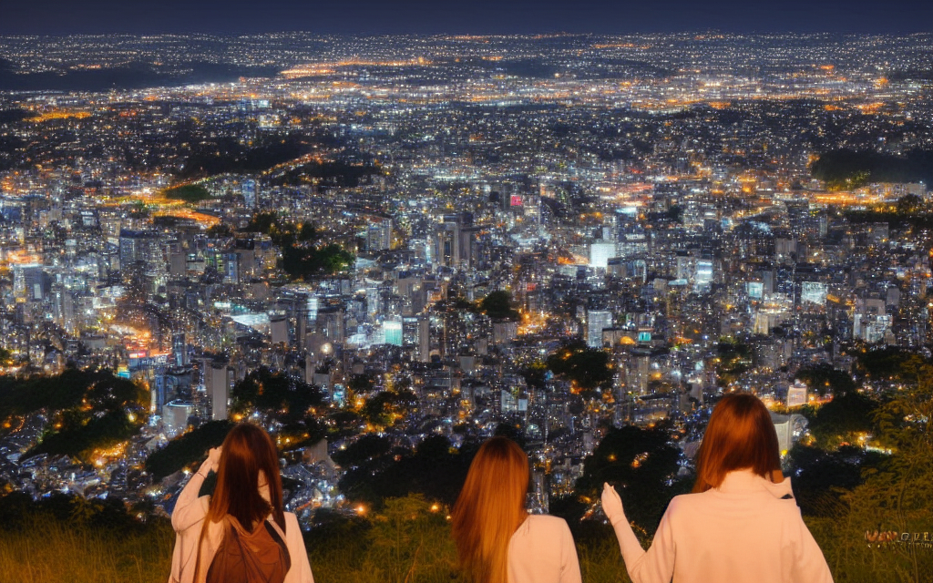 684852298_A_woman_looking_down_from_a_slightly_elevated_vantage_point_at_the_night_view_of_Goryokaku_and_the_city_of_Hokkaido__Photo_.png