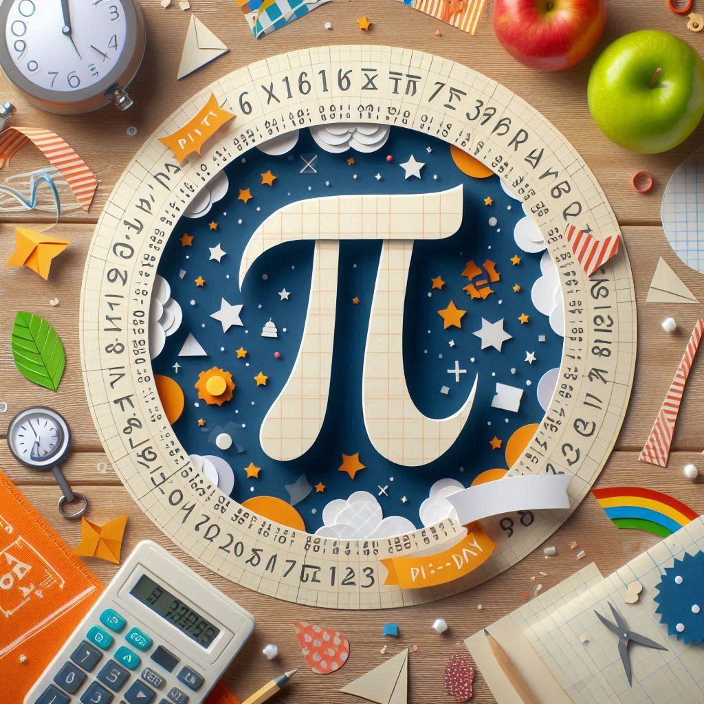 Pi Day paper craft style illustration without text (3).png