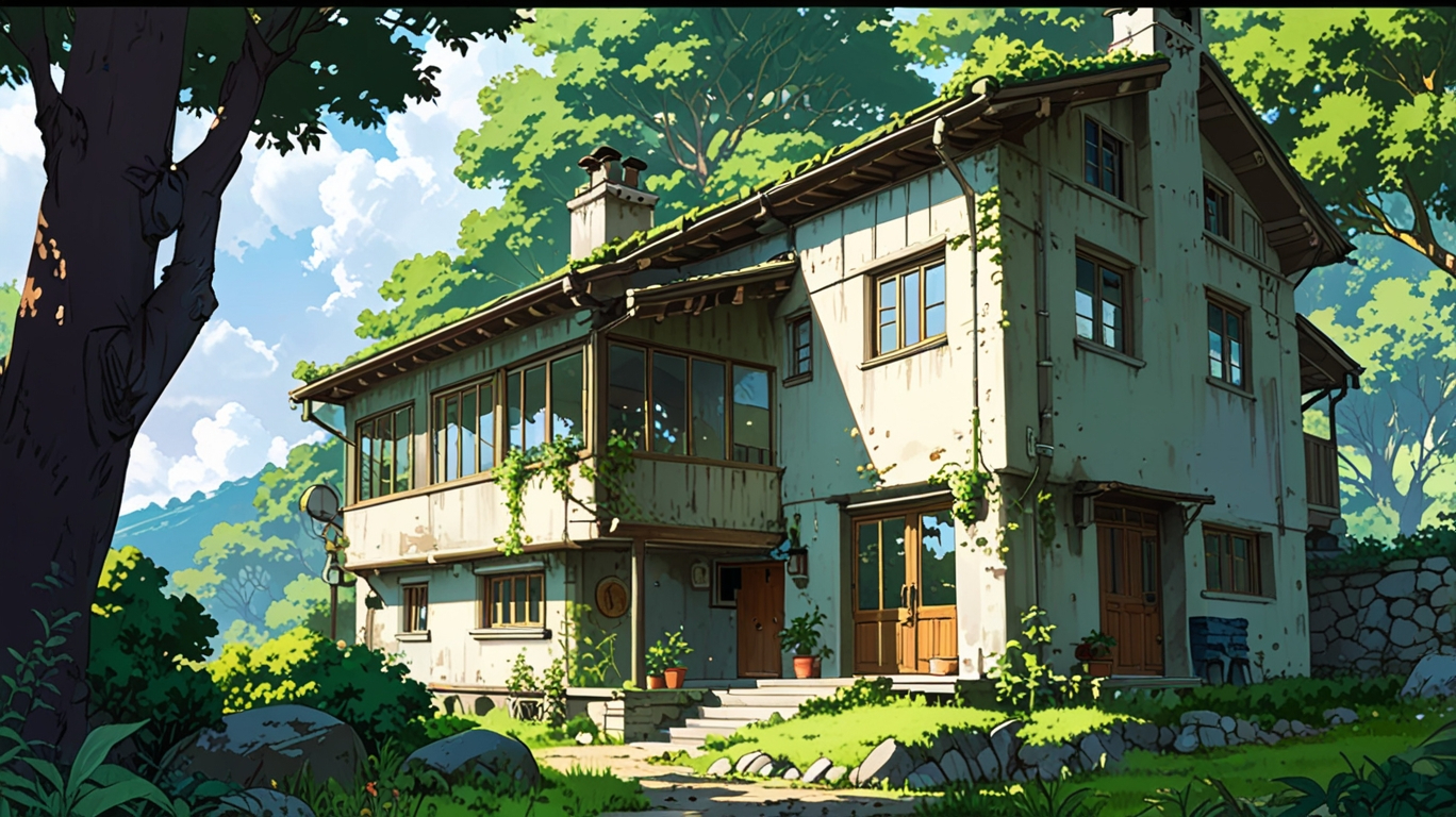 Anime_A_charming_cozy_house_nestled_deep_within_an_enchanting_1.jpg