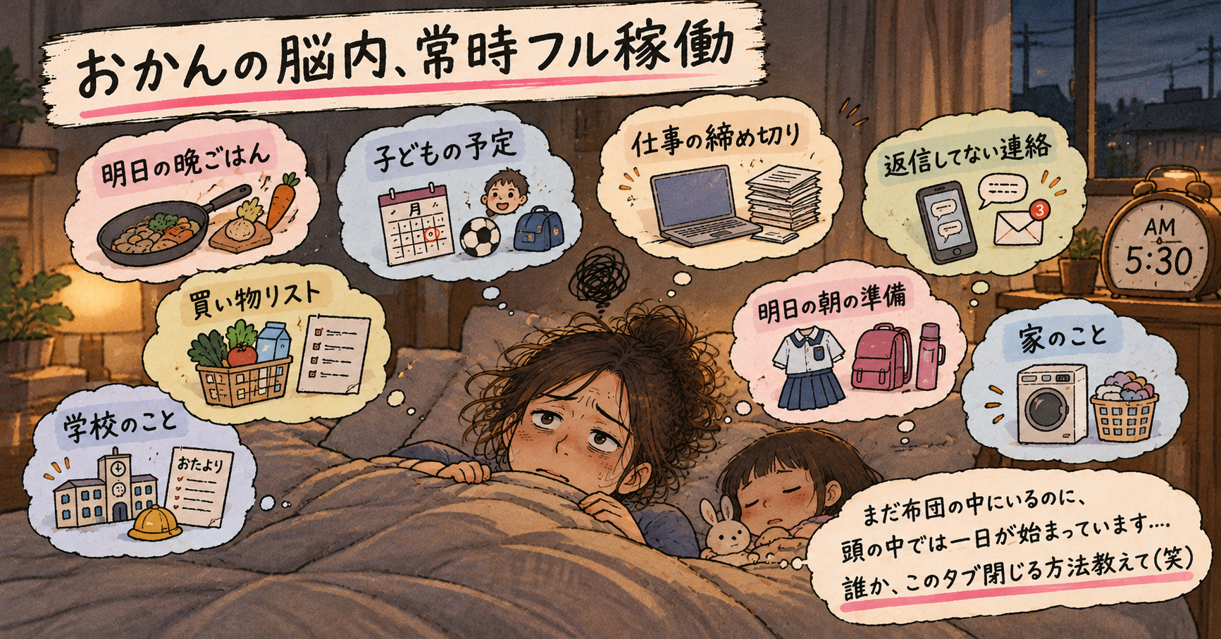 おかんの脳内、朝5時半の大渋滞.png