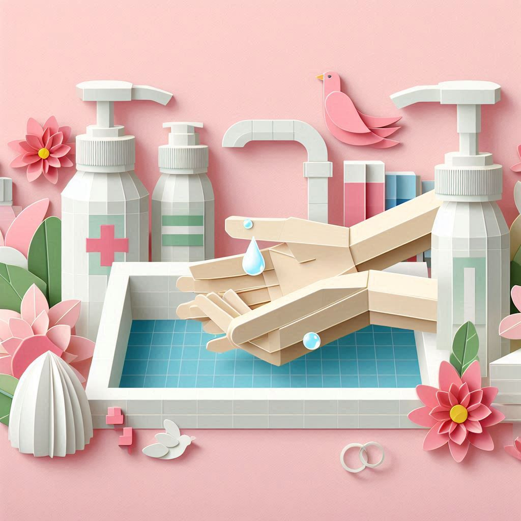 手洗いの日をイメージしたペーパークラフト調のイラスト (1).png