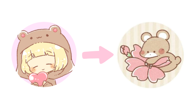 こぐまちゃんのアイコンの変化ブログ用.png