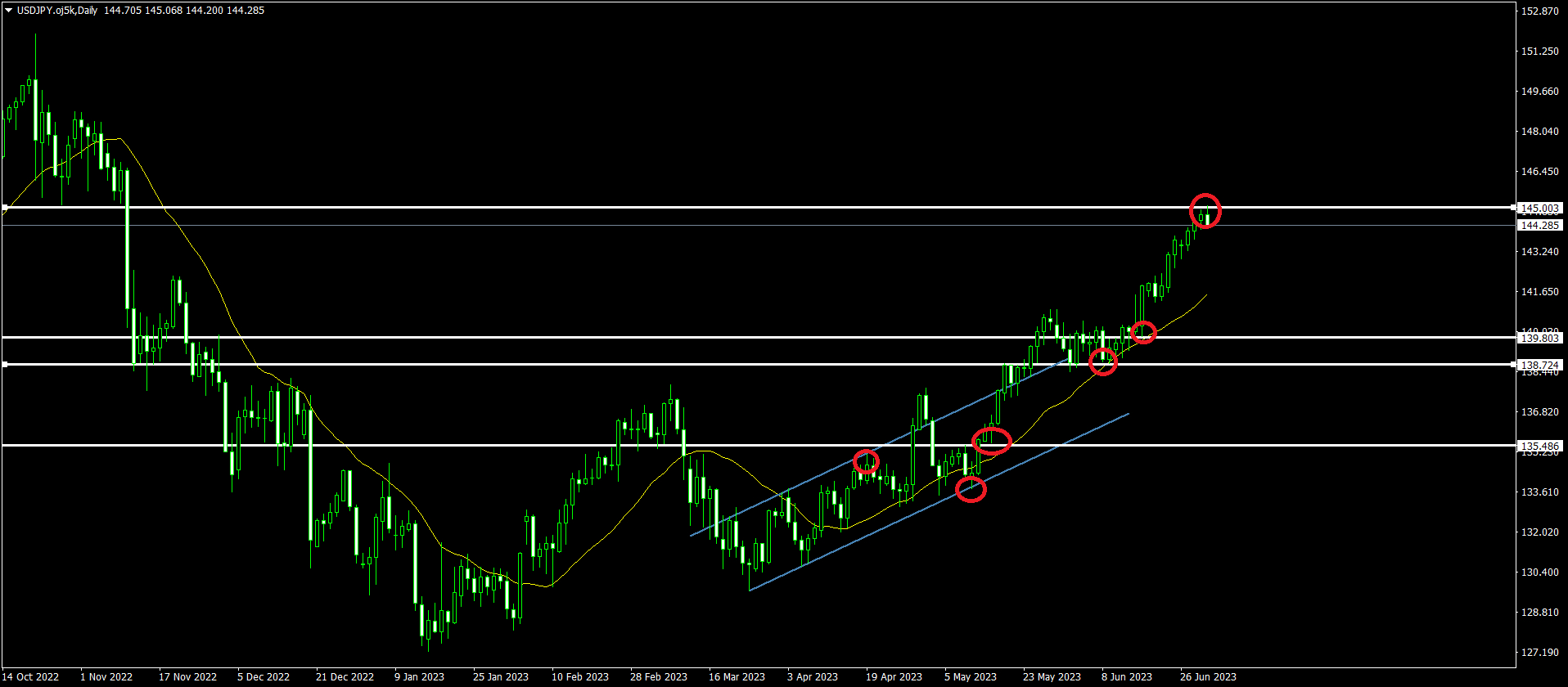 FXの大きな時間足（日足以上）の見方を解説します｜ビクトリーロード｜coconalaブログ