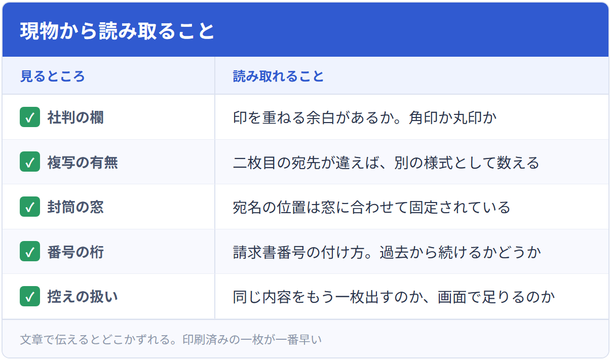 現物から読み取ること