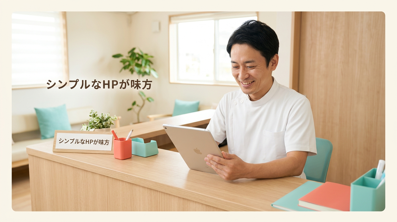 ③Firefly_Gemini Flash_■見出し：【なぜ今、シンプルなホームページがオーナー様の強い味方になるのか】_プロンプト：Nano Banana Pro, horizontal image, aspec 966824.png