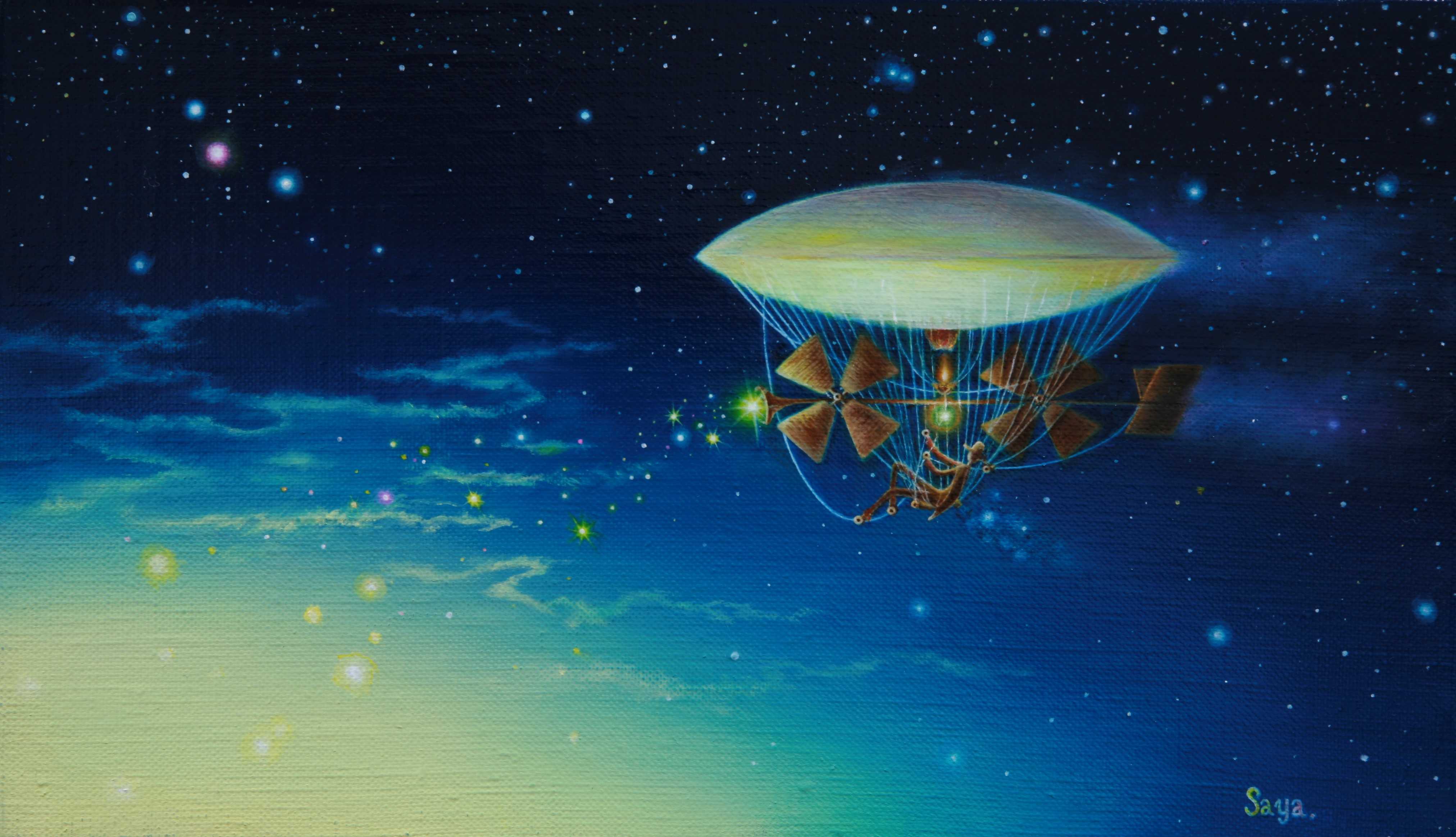 33 夜明けを創る飛行船.JPG