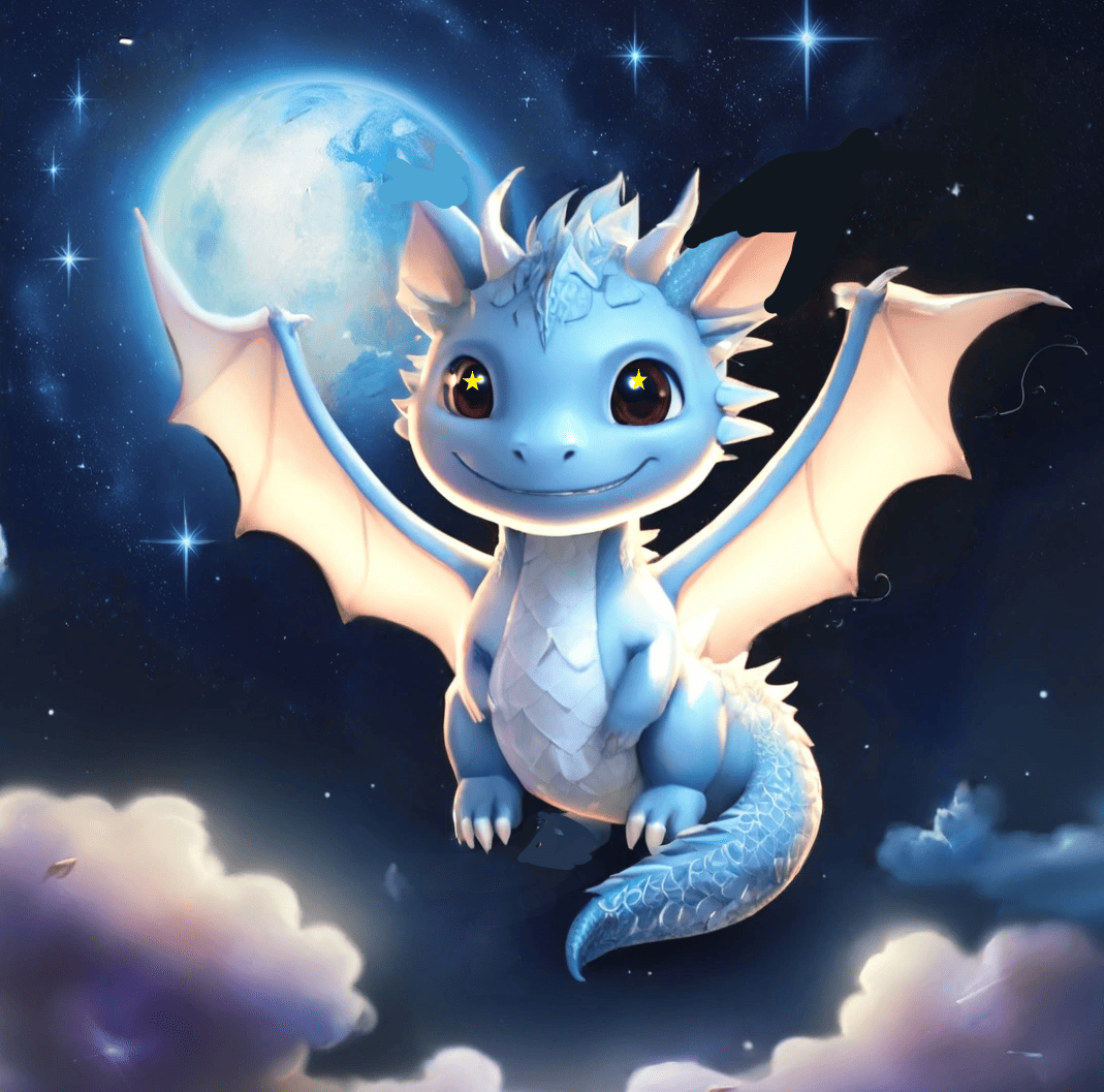星空と子供龍.png