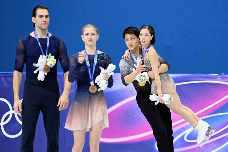 164 日本雙人花式滑冰選手三浦璃來與木原龍一強勢逆轉拿下金牌 - コピー.jpg