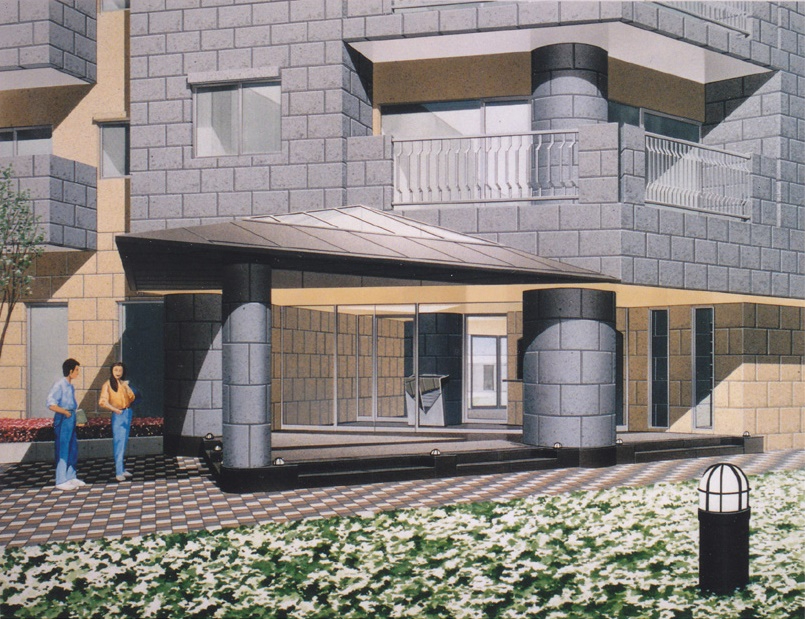 マンション玄関パース2.jpg