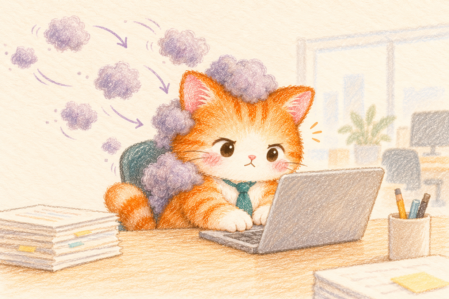 働く子ねこと積もるもやもや.png