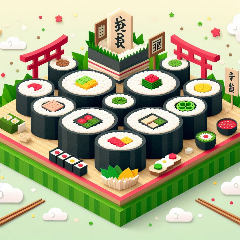 のり巻きの日をイメージしたペーパークラフト調のイラスト (1).png