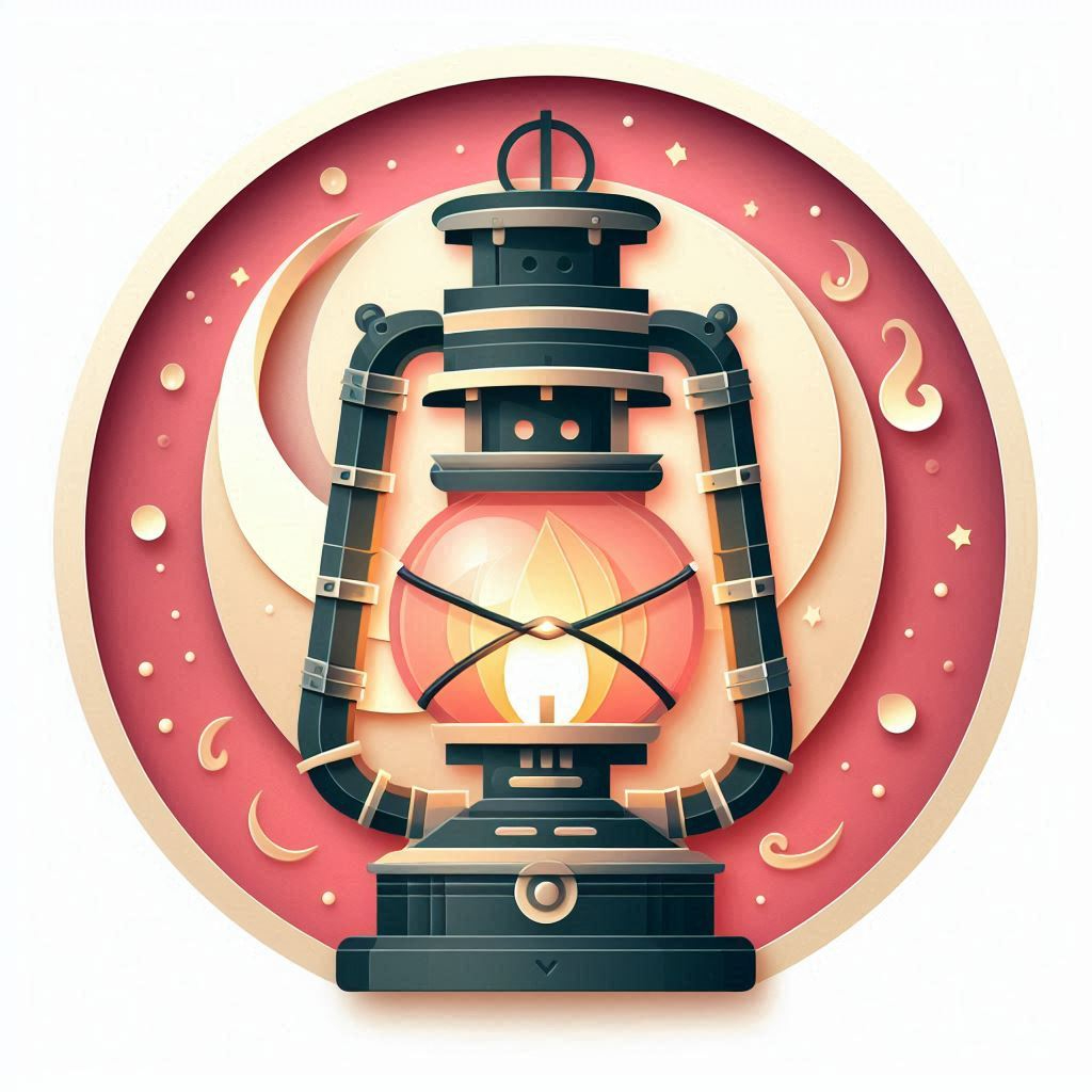 ペーパークラフト調のガス灯のイラスト (2).png