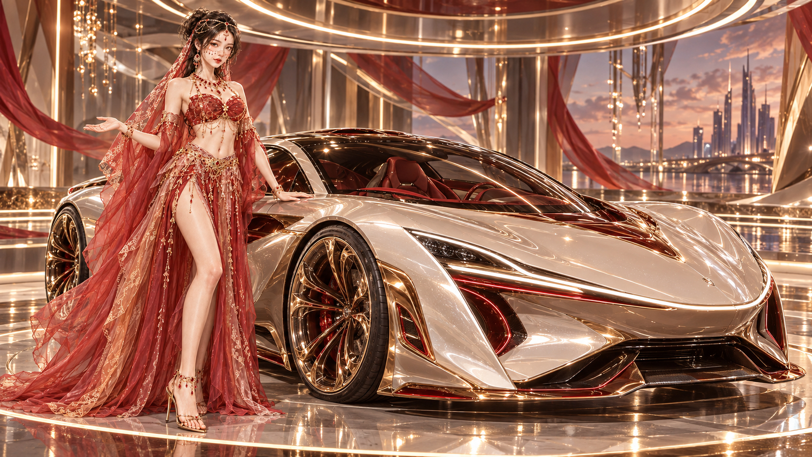 未来宮殿のコンセプトカー展示.png