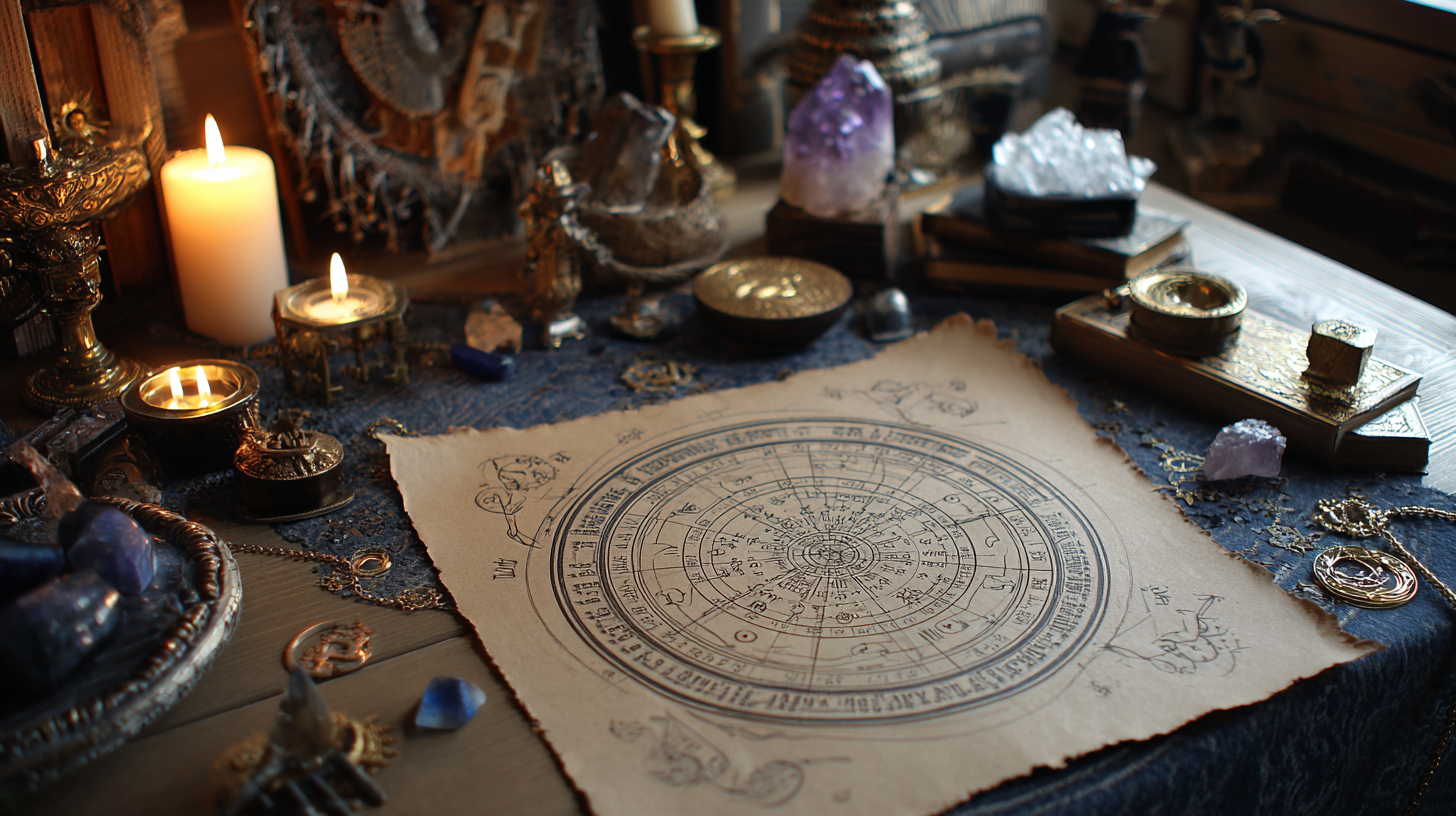 u2198524582_a_mystical_desk_with_an_open_numerology_chart_and_29f90ee2-a221-477a-bbba-ce49a5ae004a_1.png