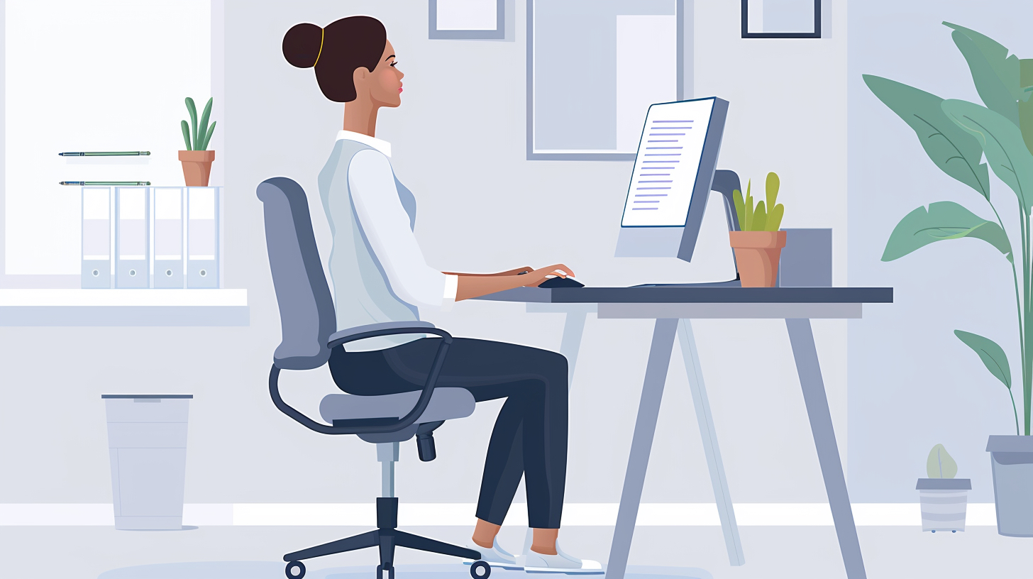 nyonpi.__A_side_view_of_an_office_worker_sitting_correctly_at_a_59e183e0-a4bd-45d8-a0f2-06a460676b1f.png