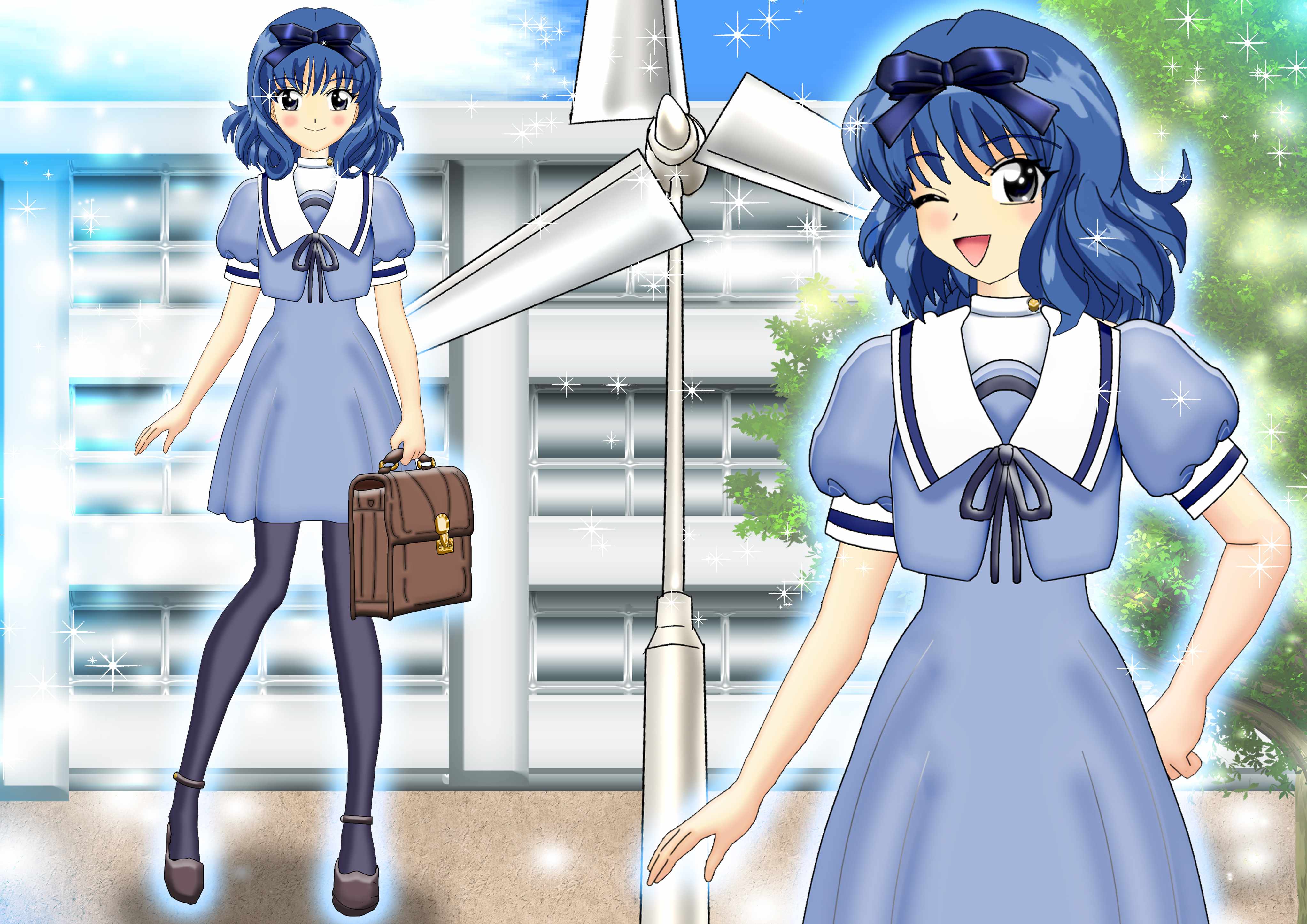 【最高画質版】藍沢みんと　中学制服　【背景つき】.jpg