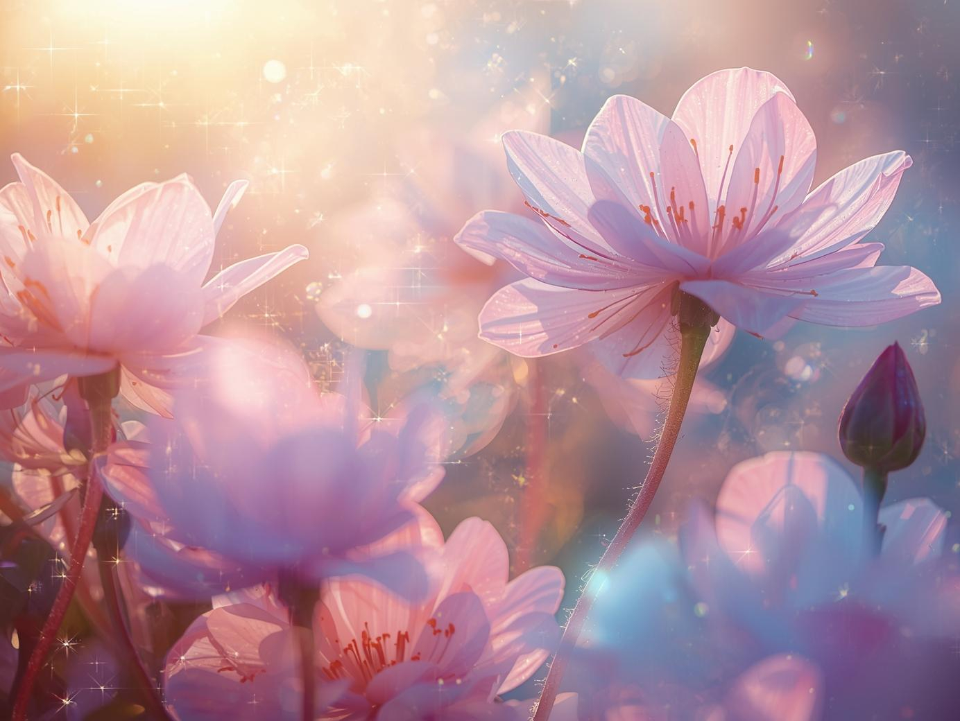 恋愛特化、浄化、スピリチュアル、占い、美しさ、柔らかく、叶う、未来、花、キラキラ、華やか、美しさのあるカラー、透明感 3.JPEG