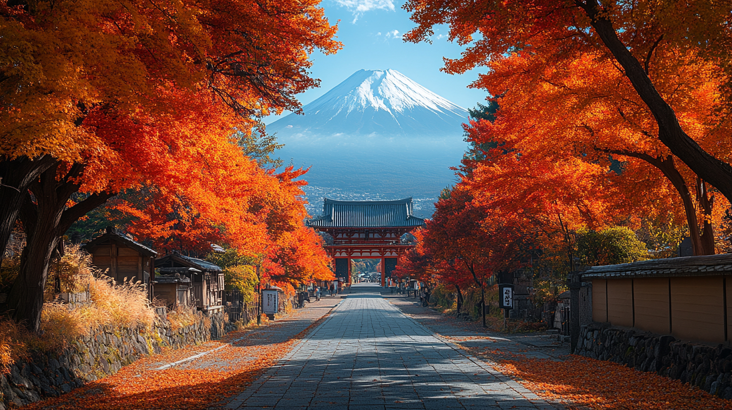 stephenzy_A_beautiful_Japanese_scene_with_Mount_Fuji_in_the_b_f2801f5f-858b-4e07-a475-c93c0ef92a06_1.png