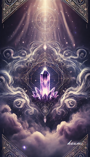 DALL·E 2024-11-12 08.25.14 - A captivating and high-quality image designed for a spiritual Instagram post, focusing on an upcoming event reading. Image A features a mystical, calm.png