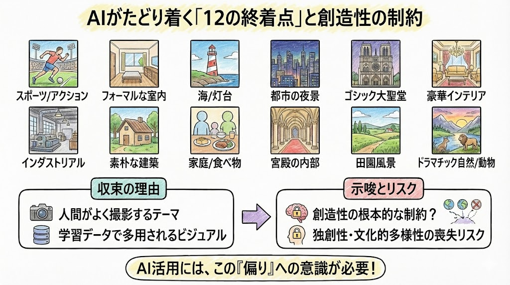 混ぜるなキケン！？　画像生成AIを学習させ続けると最終的に12のパターンに収束してしまう！？02.jpg