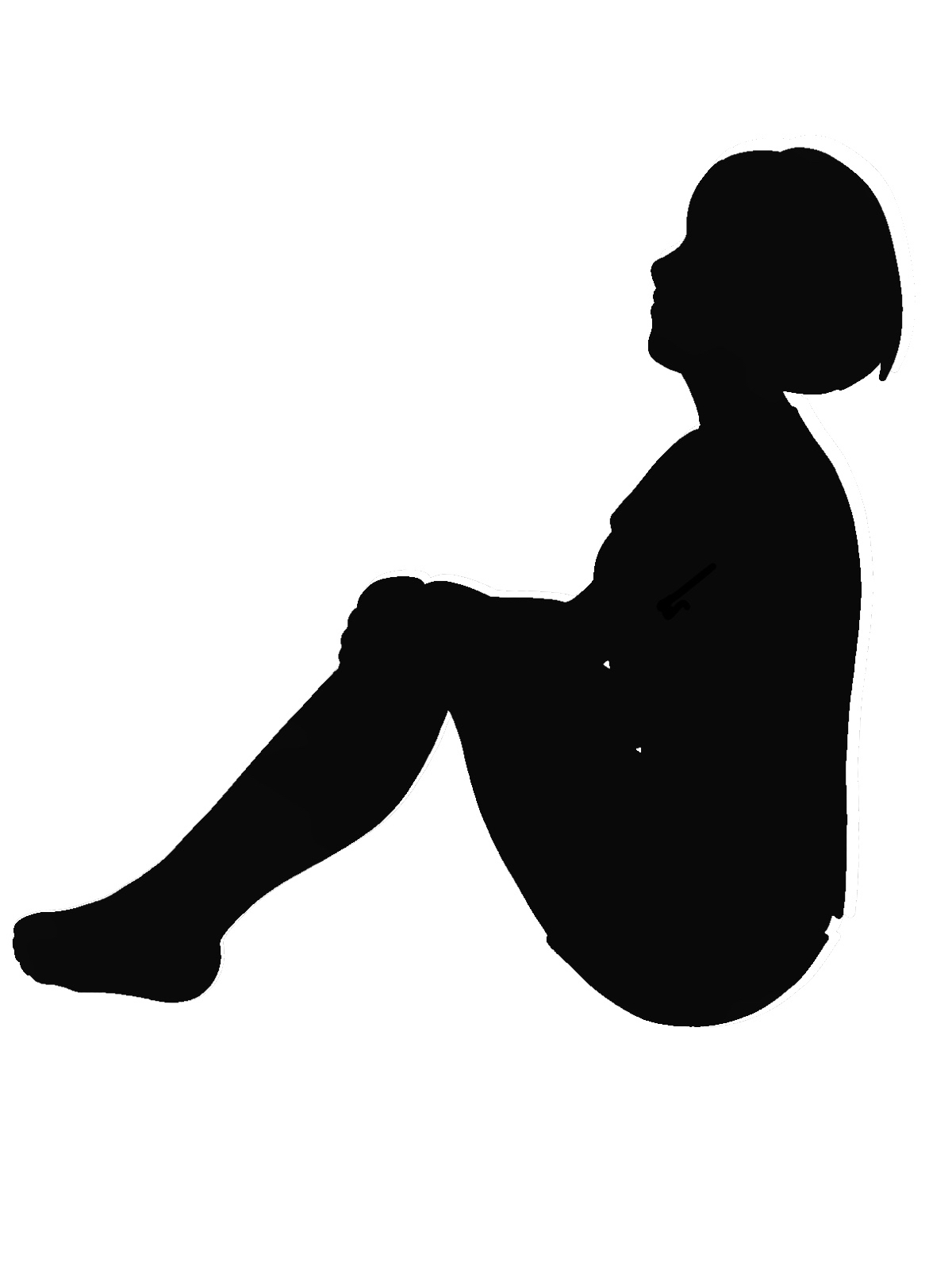 シルエット女性・体育座り.jpg