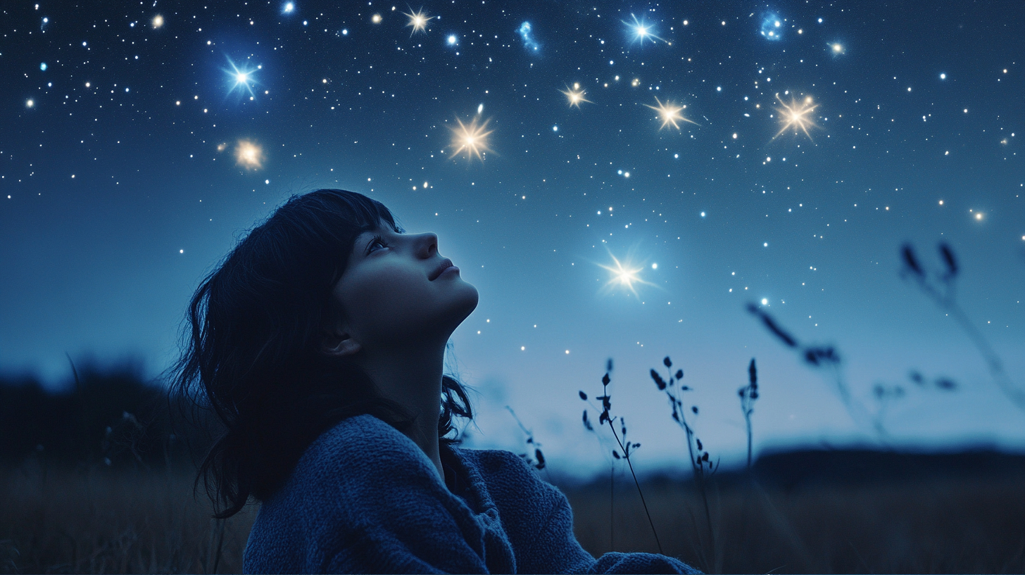現代の少女と星空.png