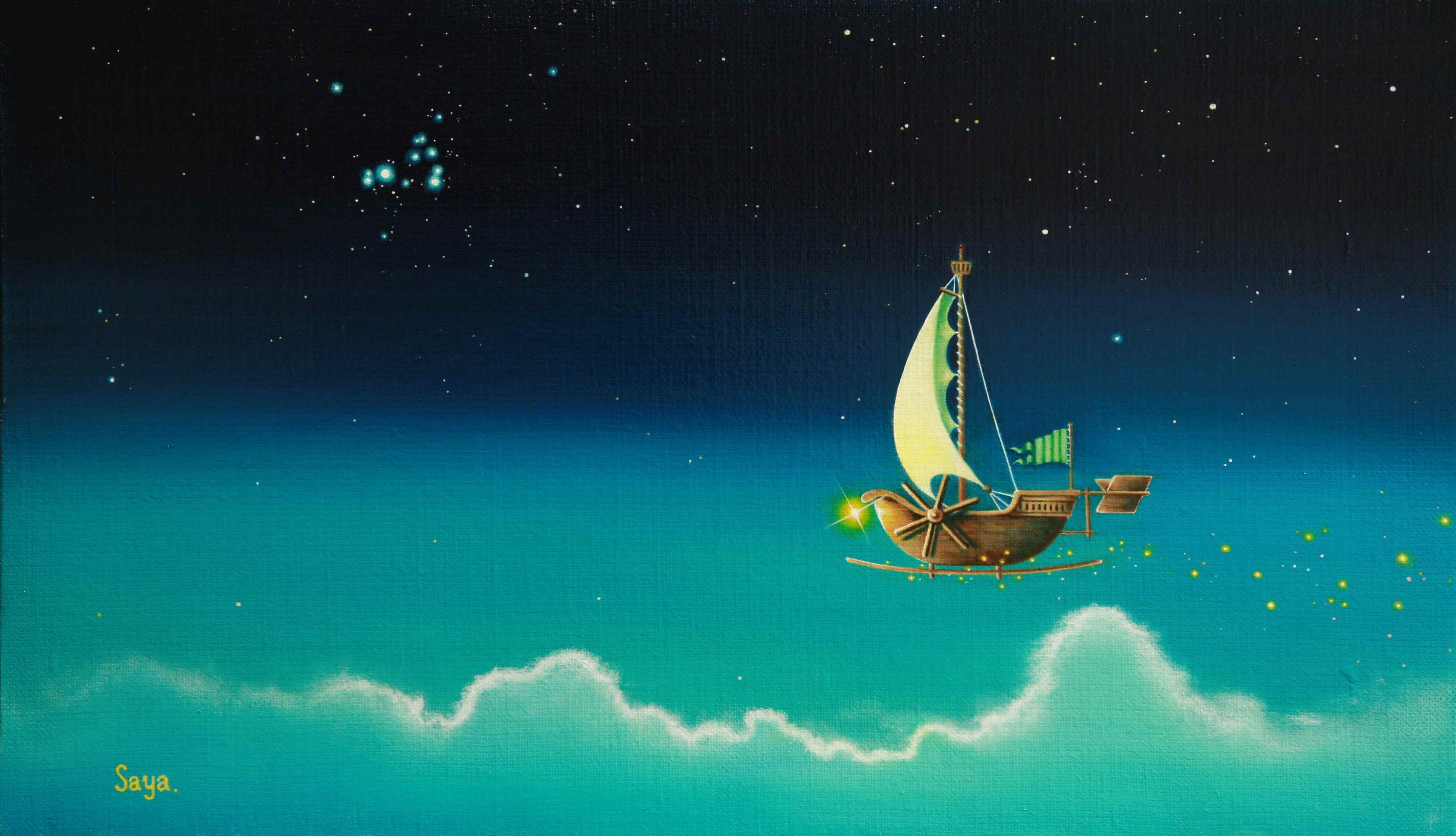 14 天の海 月の船.JPG