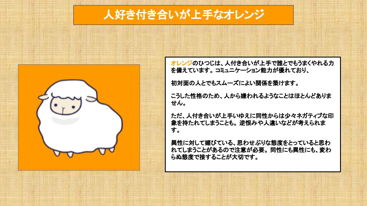 動物診断 アニマルカラー ひつじ編 しゅんご0099 Coconalaブログ