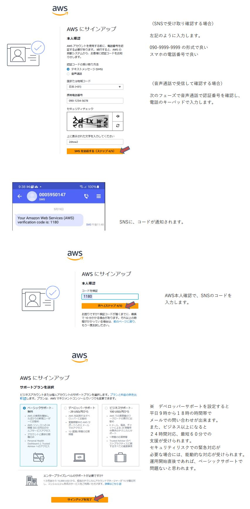 ５－１．Amazon Web Services アカウントの開設ー0005.JPG