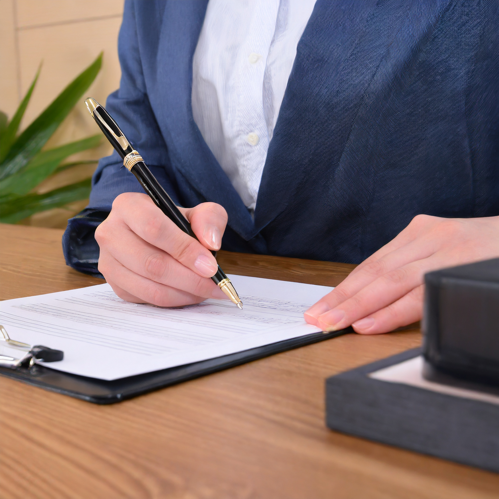 Firefly ビジネス文書を書いている人の手元、重厚感とエレガントさ、書類の添削、 31421.jpg