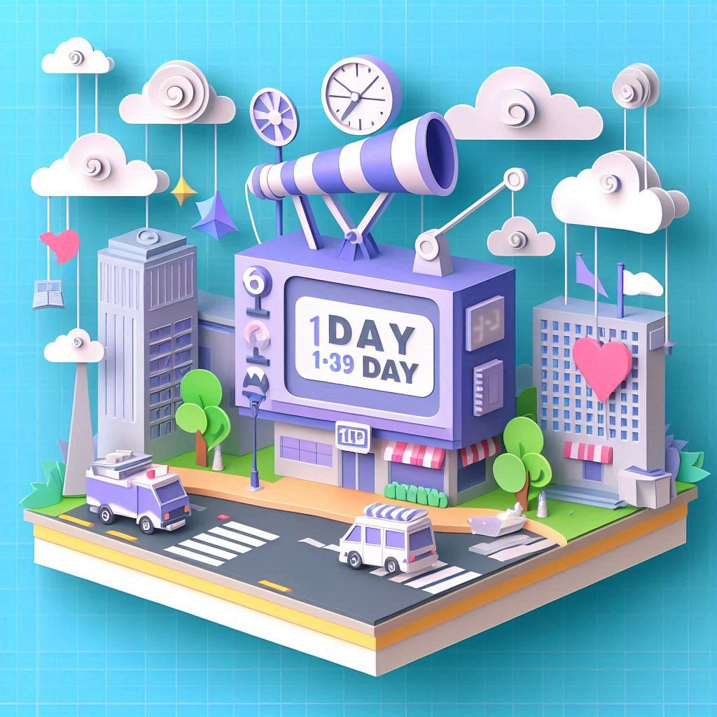 民放の日をイメージしたペーパークラフト風のイラスト.png