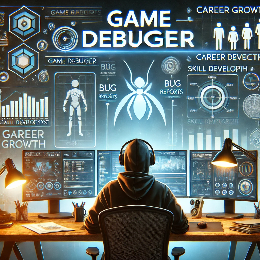 DALL·E 2025-03-21 16.40.30 - A professional and inspiring digital illustration depicting a game debugger's long-term career journey. The image features a dedicated game debugger i.png