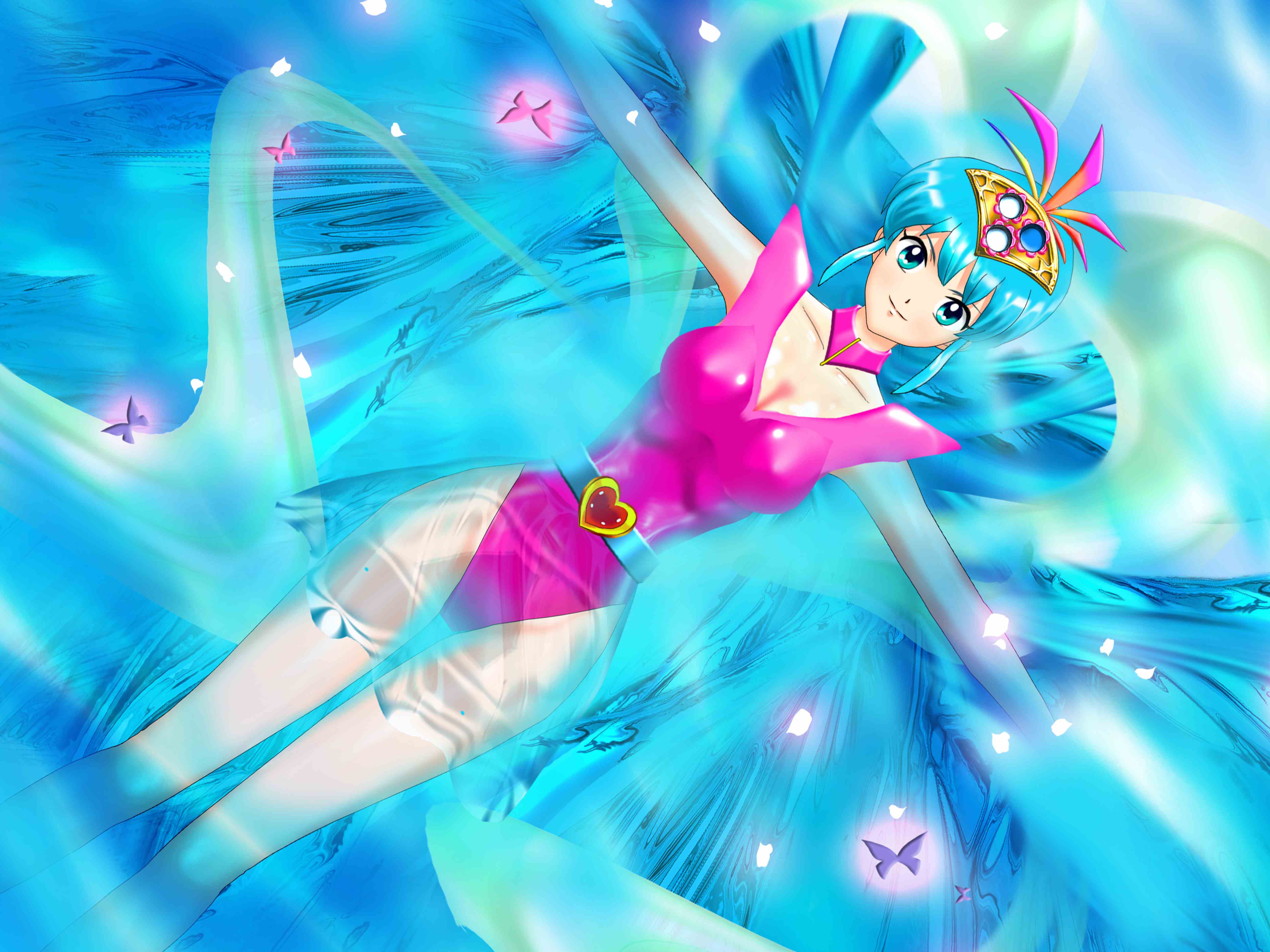 【２０２３－０７１２】聖澄士　水に浮かぶ　着水【蝶花】２１０％.jpg