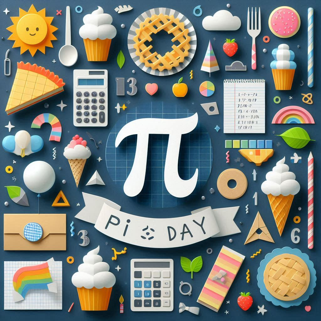 Pi Day paper craft style illustration without text (4).png