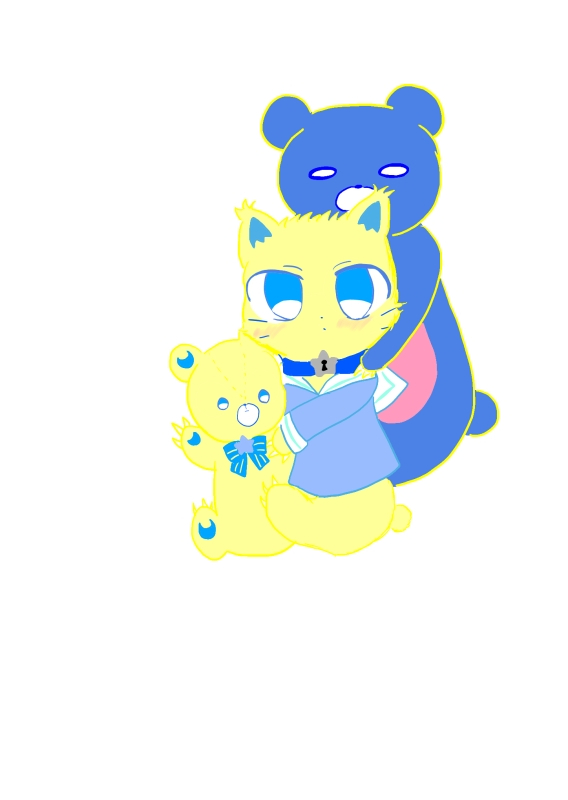 セーラーベルフェゴールとくまロボとテディベア　眼鏡なし.jpg