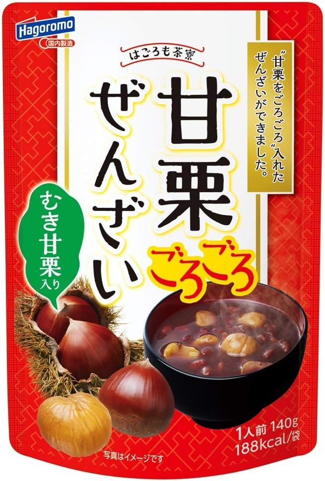 はごろも はごろも茶寮 甘栗 ぜんざい.jpg