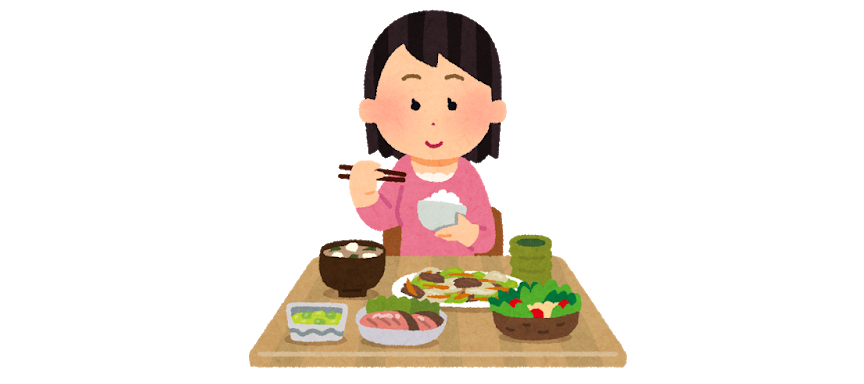 食事をしている女性のイラスト.png
