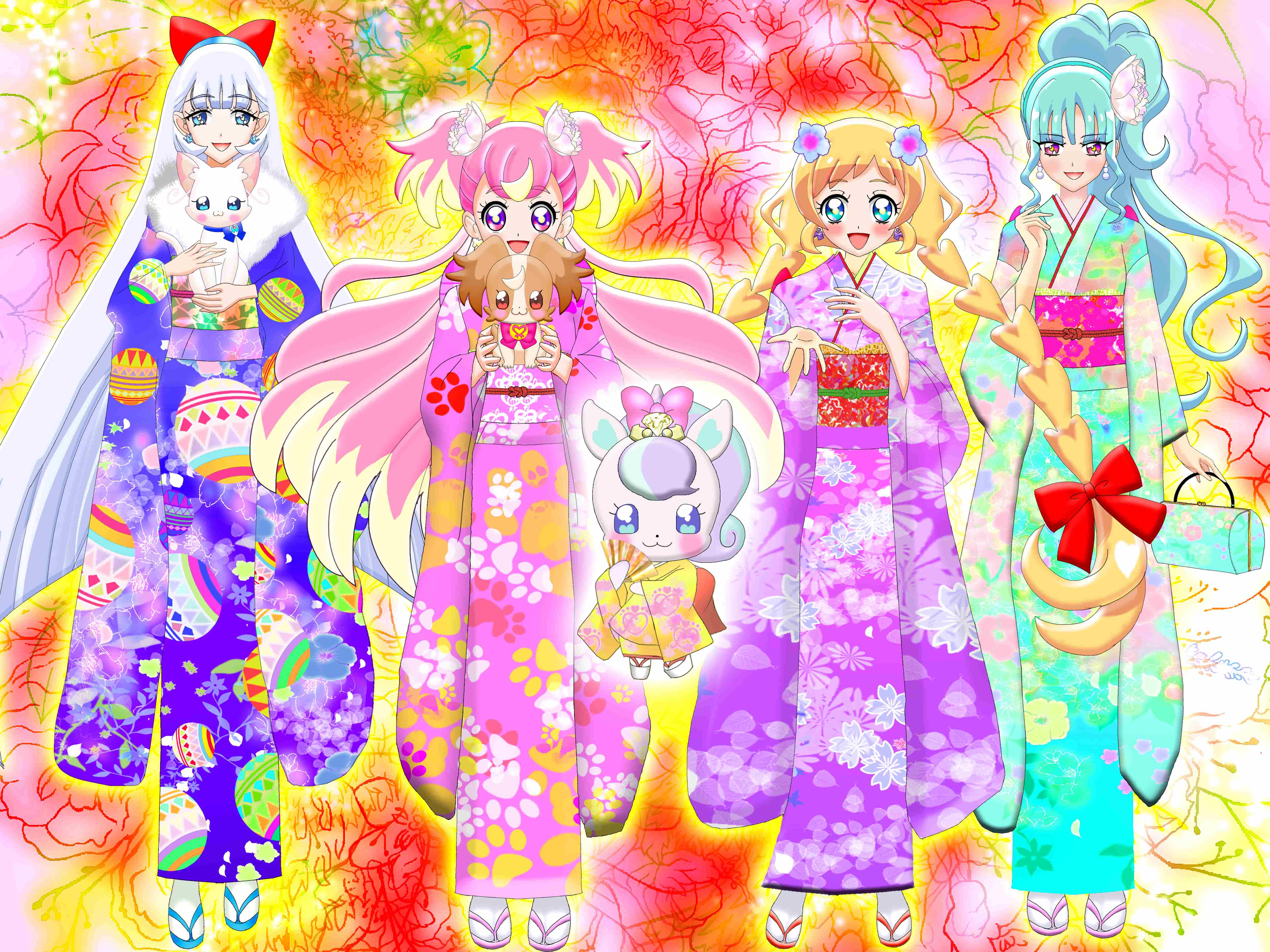 【２０２５－０１２６】最終回記念♥わんぷり振袖変身後全員集合♥ .jpg