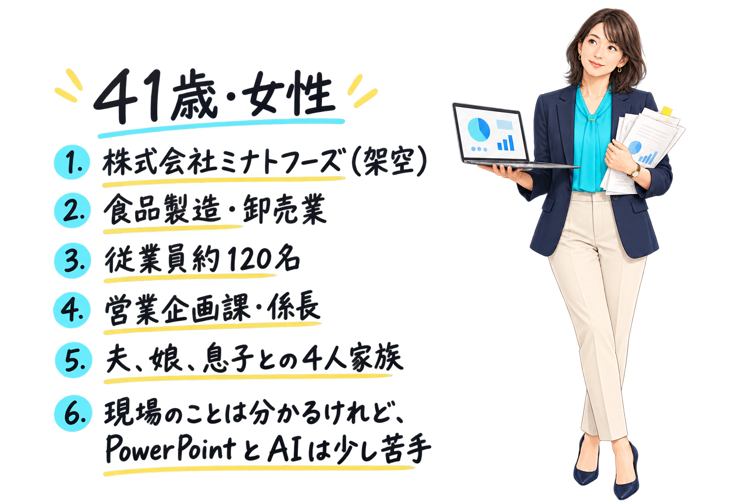 働く女性のプロフィールノート.png
