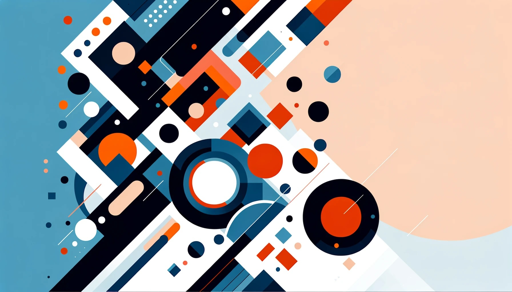 DALL·E 2024-02-24 09.32.49 - A 16_9 motion graphics image with a simple, modern design using only three colors. The image should feature geometric shapes like circles, squares, anのコピー.jpg