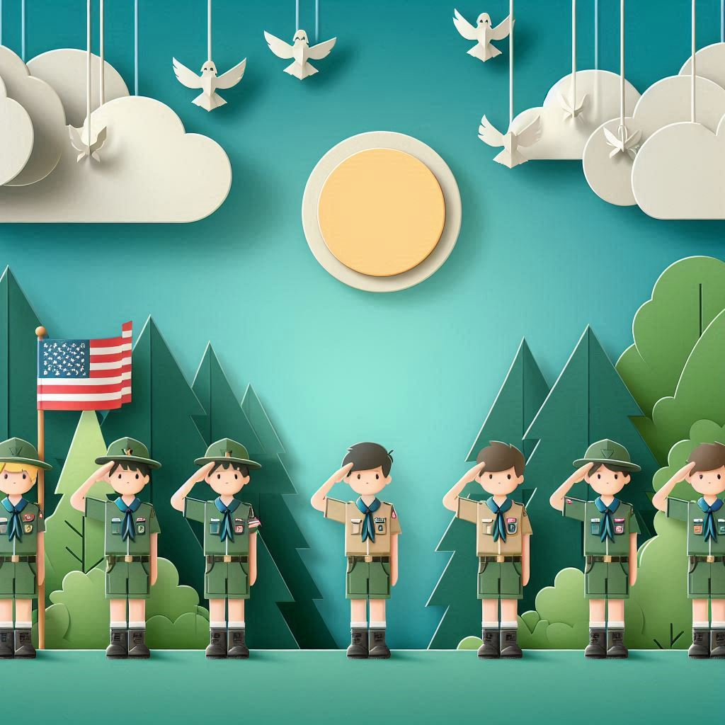 Boy Scouts Founding Day paper craft style illustration without text (1).png