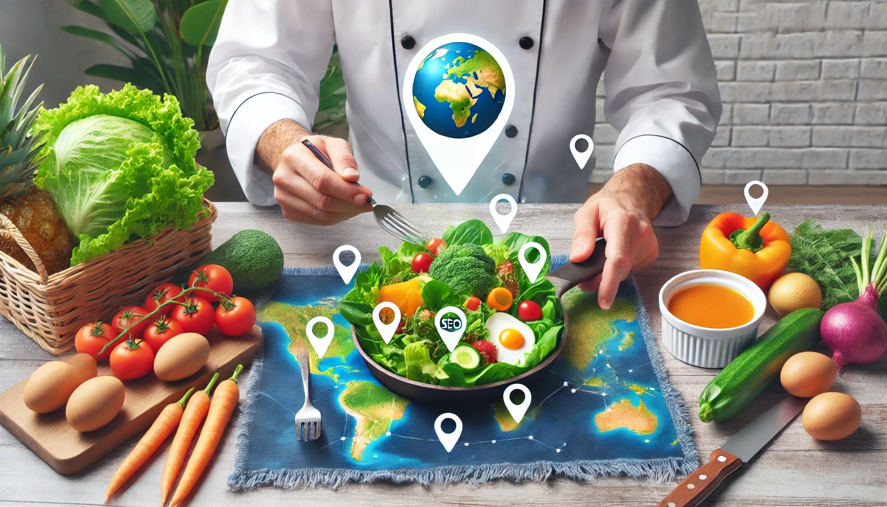 DALL·E 2024-06-25 22.33.40 - A high-quality image showing a chef preparing a dish with fresh local ingredients, representing the concept of local SEO in digital marketing.jpeg