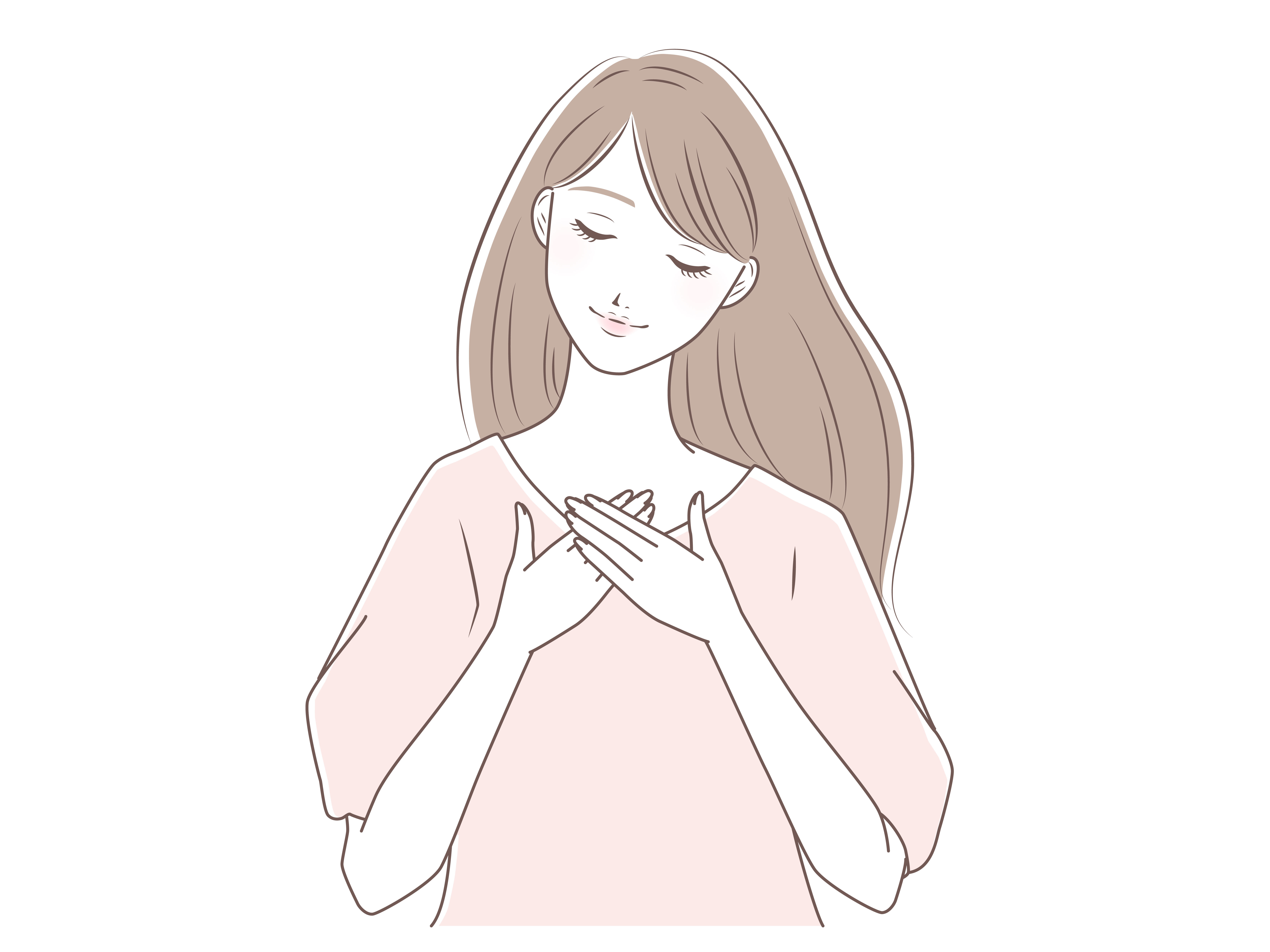 胸に手の女性イラスト.jpg