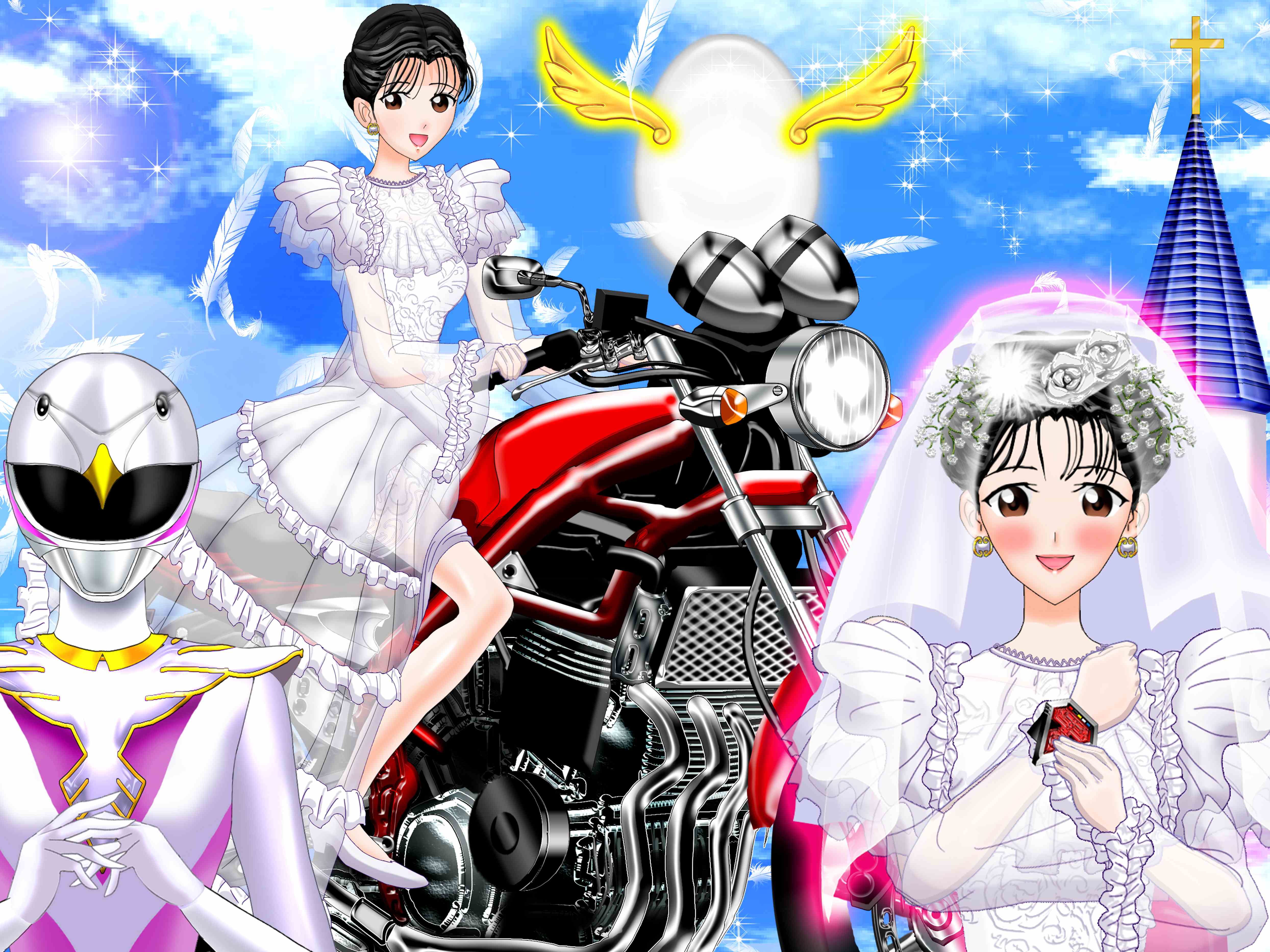 鹿鳴館香お嬢様　戦う花嫁 ジェットマン２】.jpg