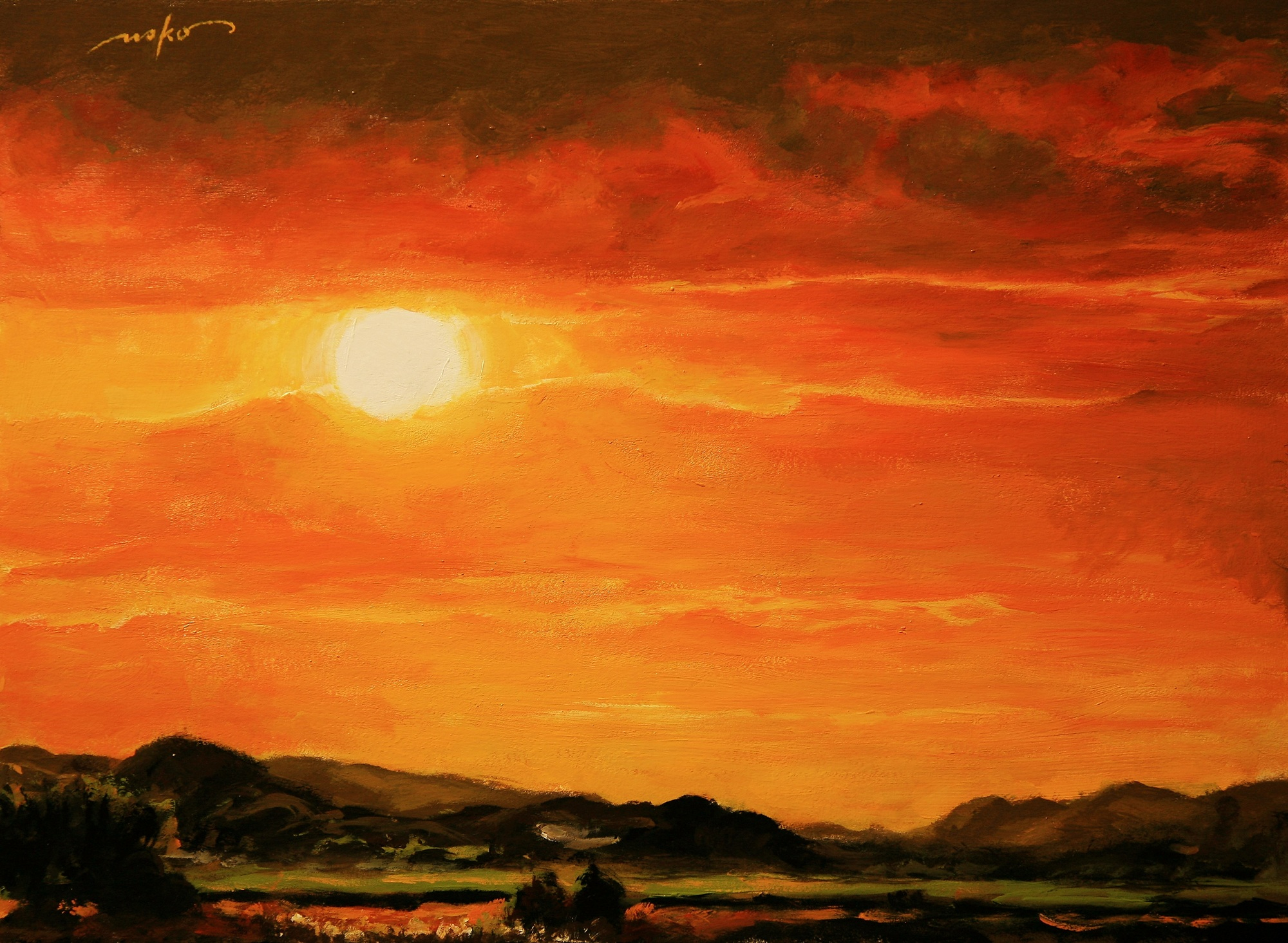 徳次郎とクジラの夕景Ⅰ.JPG