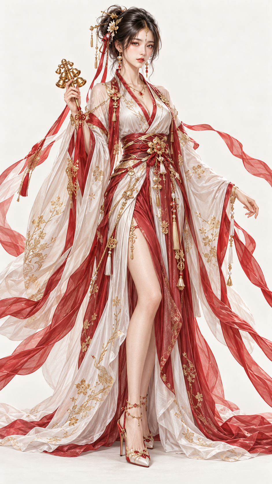 白と紅の金華祭装束の巫女.png